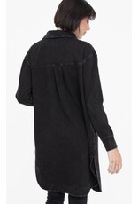 mono b Washed Long Shacket