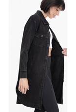 mono b Washed Long Shacket