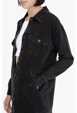 mono b Washed Long Shacket