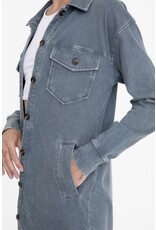 mono b Washed Long Shacket
