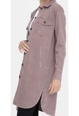 mono b Washed Long Shacket