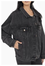 mono b Boxy cut denim jacket mono b Boxy cut denim jacket