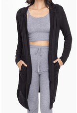 mono b Cardigan w/ hoody & pockets