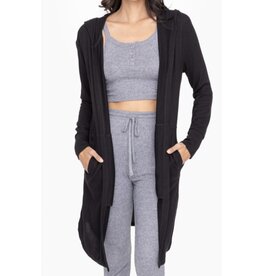 mono b Cardigan w/ hoody & pockets