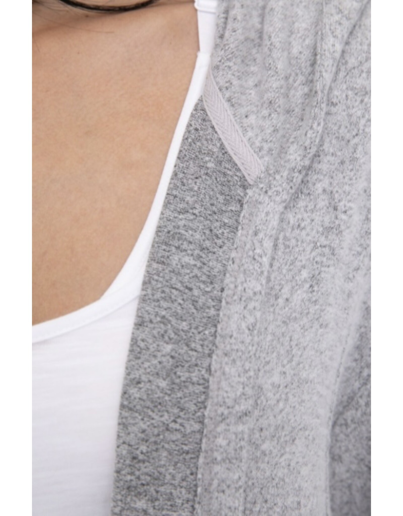 mono b Cardigan w/ hoody & pockets