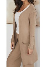 venti6 Open maxi cardigan