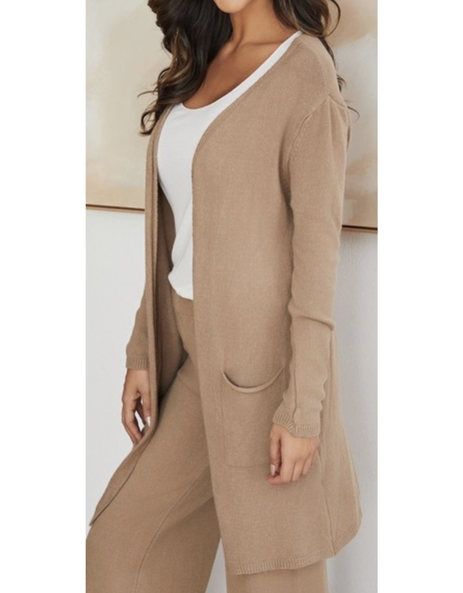 venti6 Open maxi cardigan
