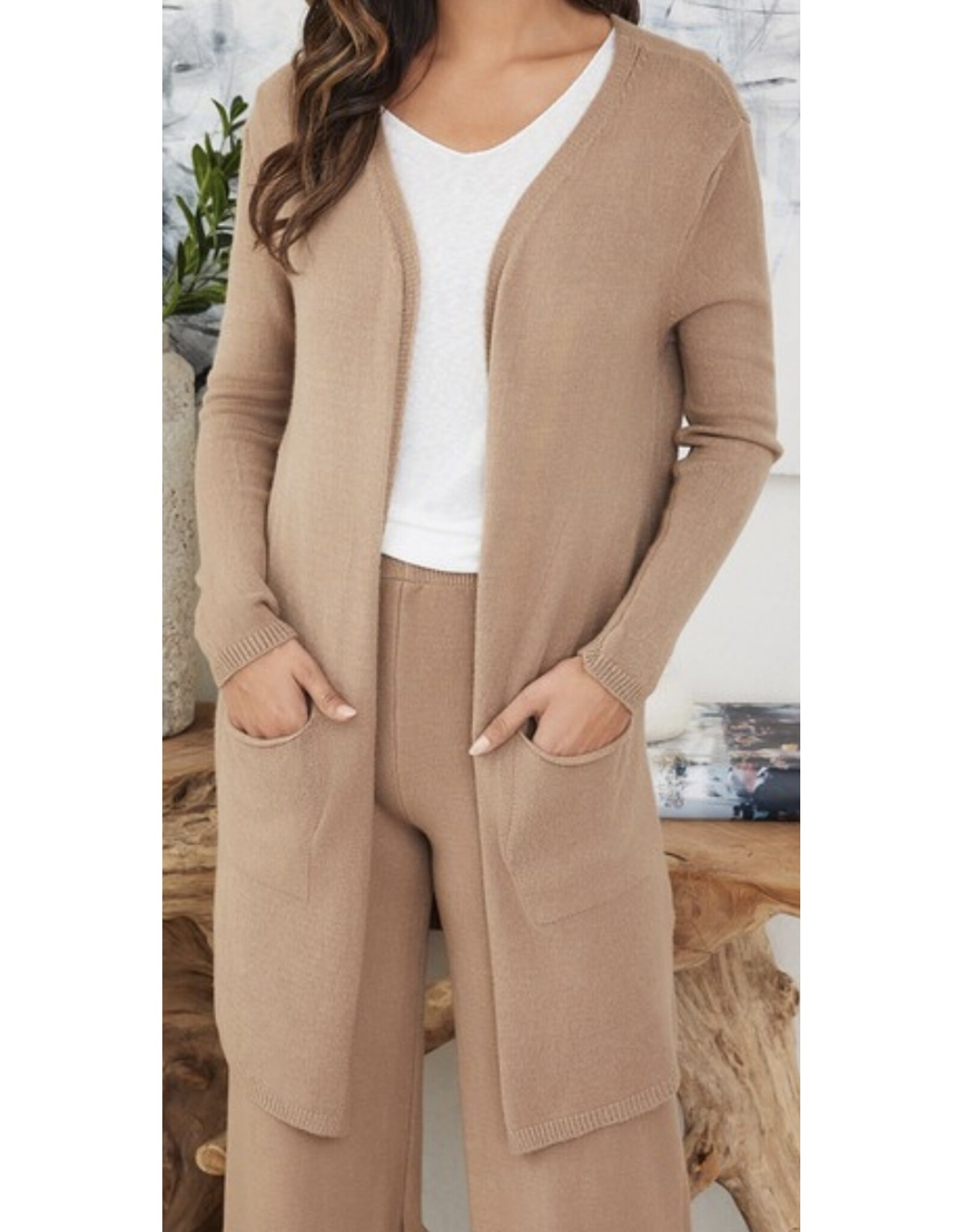 venti6 Open maxi cardigan