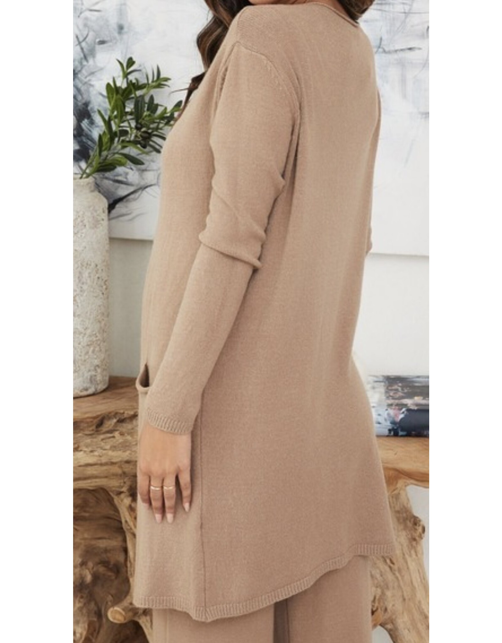 venti6 Open maxi cardigan