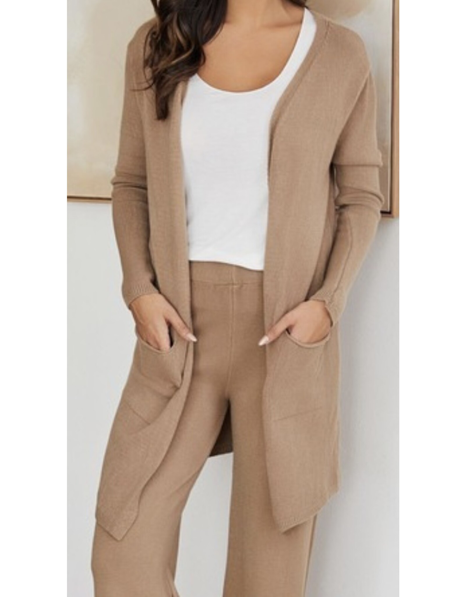 venti6 Open maxi cardigan
