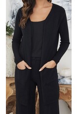 venti6 Open maxi cardigan