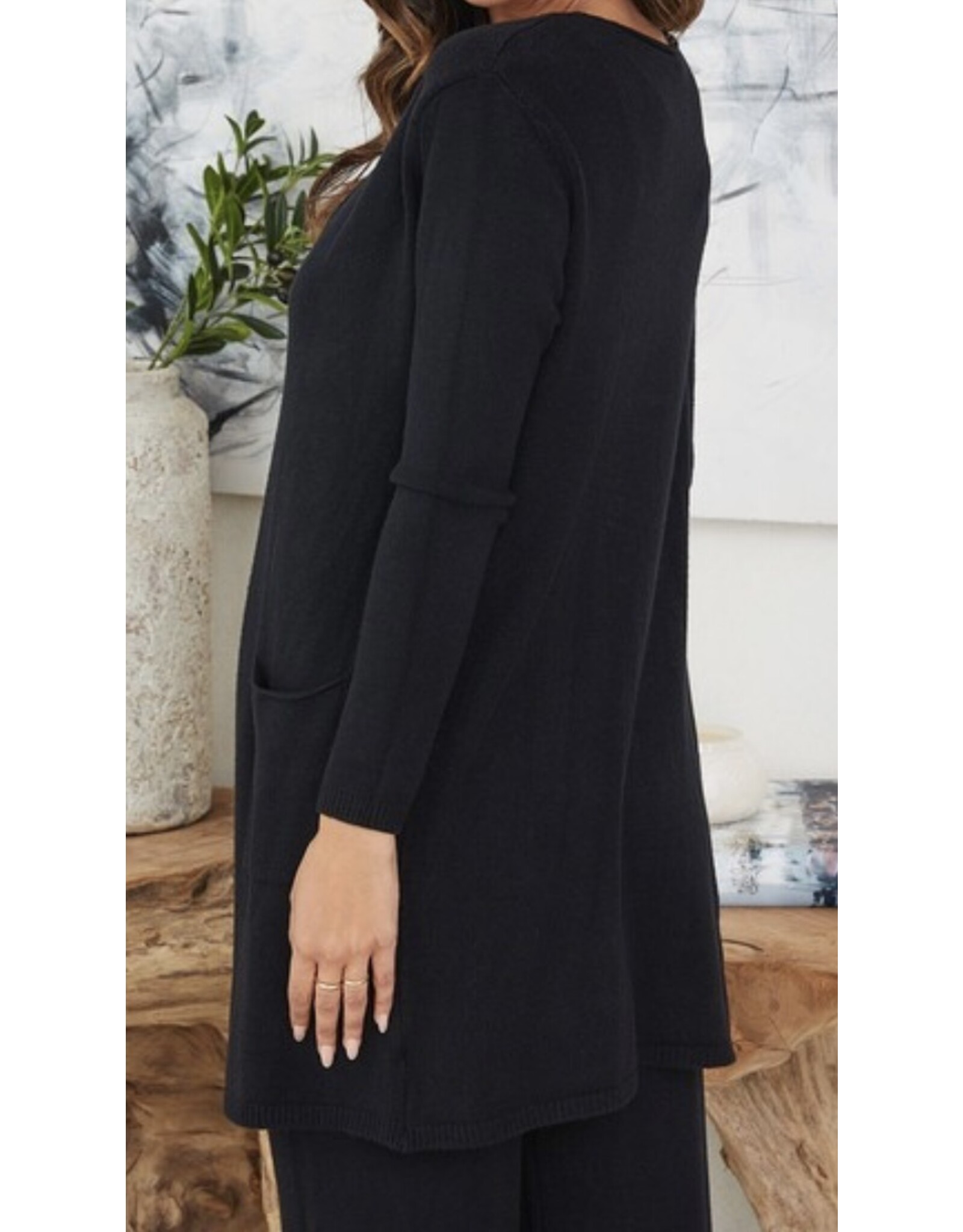 venti6 Open maxi cardigan