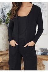 venti6 Open maxi cardigan