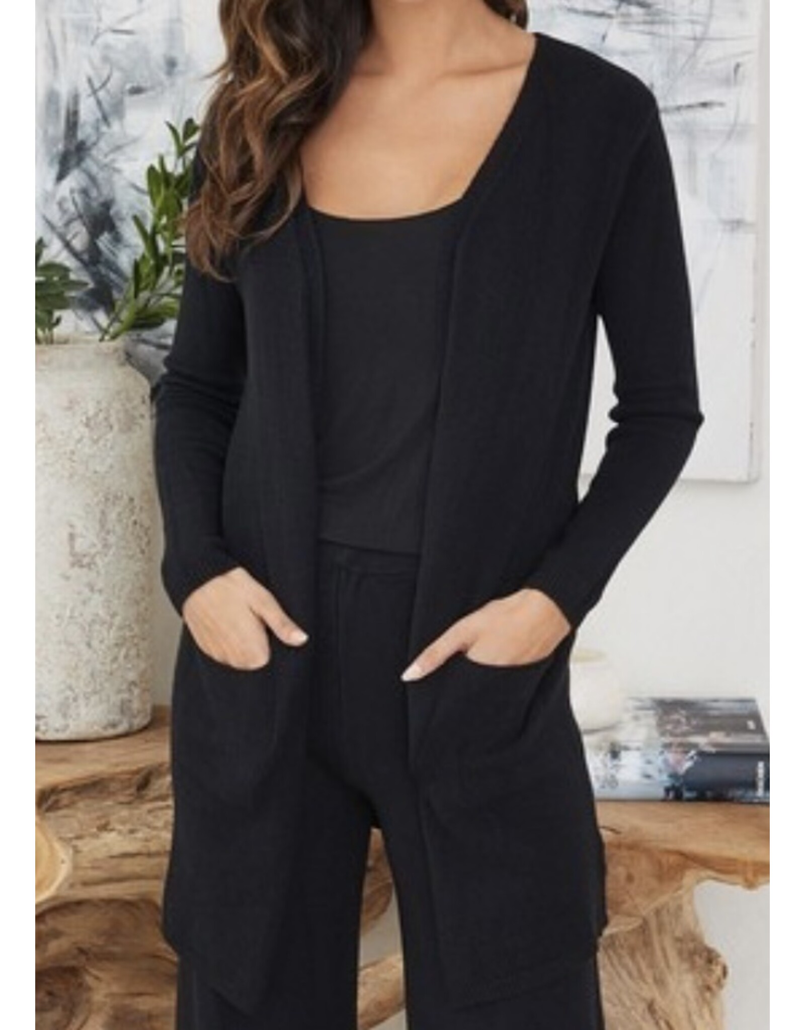 venti6 Open maxi cardigan