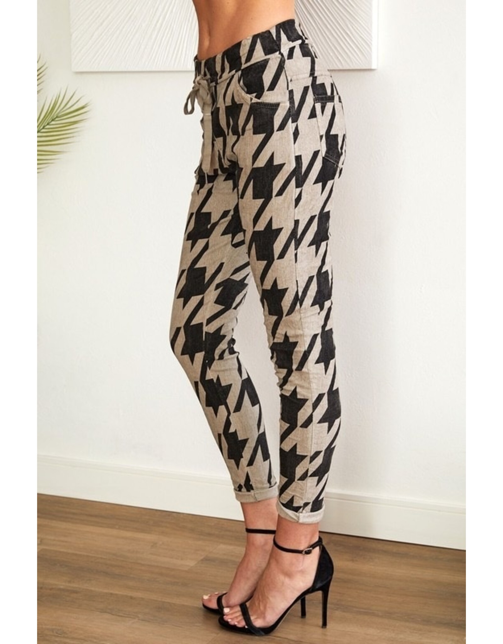 venti6 Corduroy houndstooth jogger