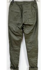 venti6 Crinkle jogger with flat stud side stripe shimmer drawstring venti6 Crinkle jogger with flat stud side stripe shimmer drawstring