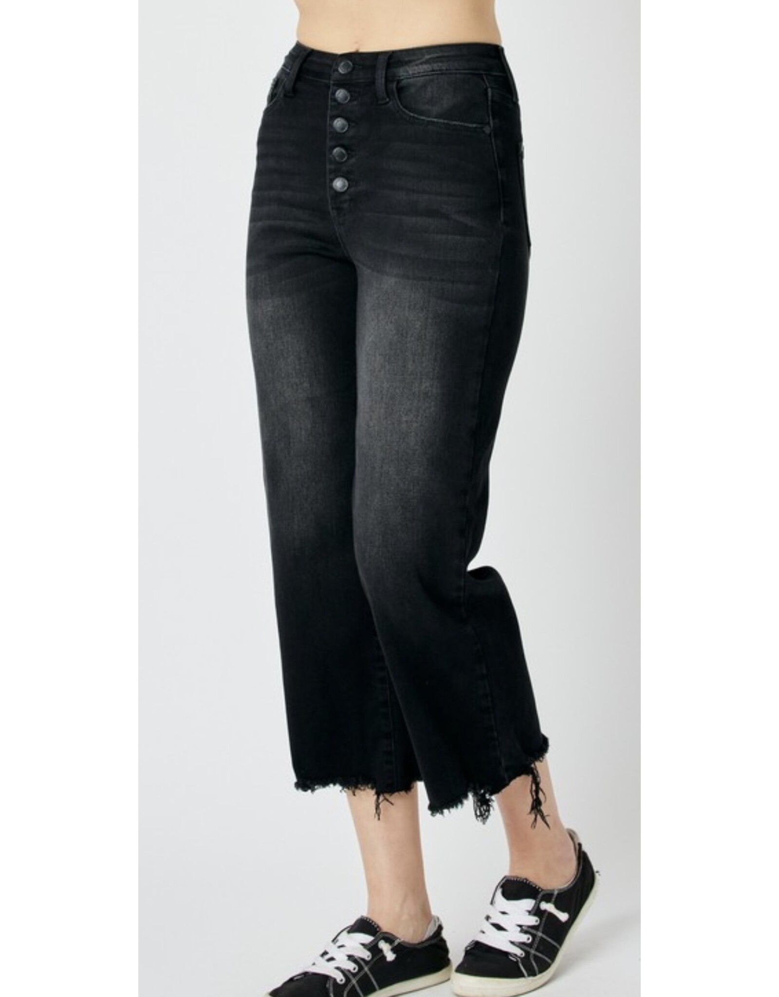 Judy Blue Judy Blue Black HW Destroy Crop Wide