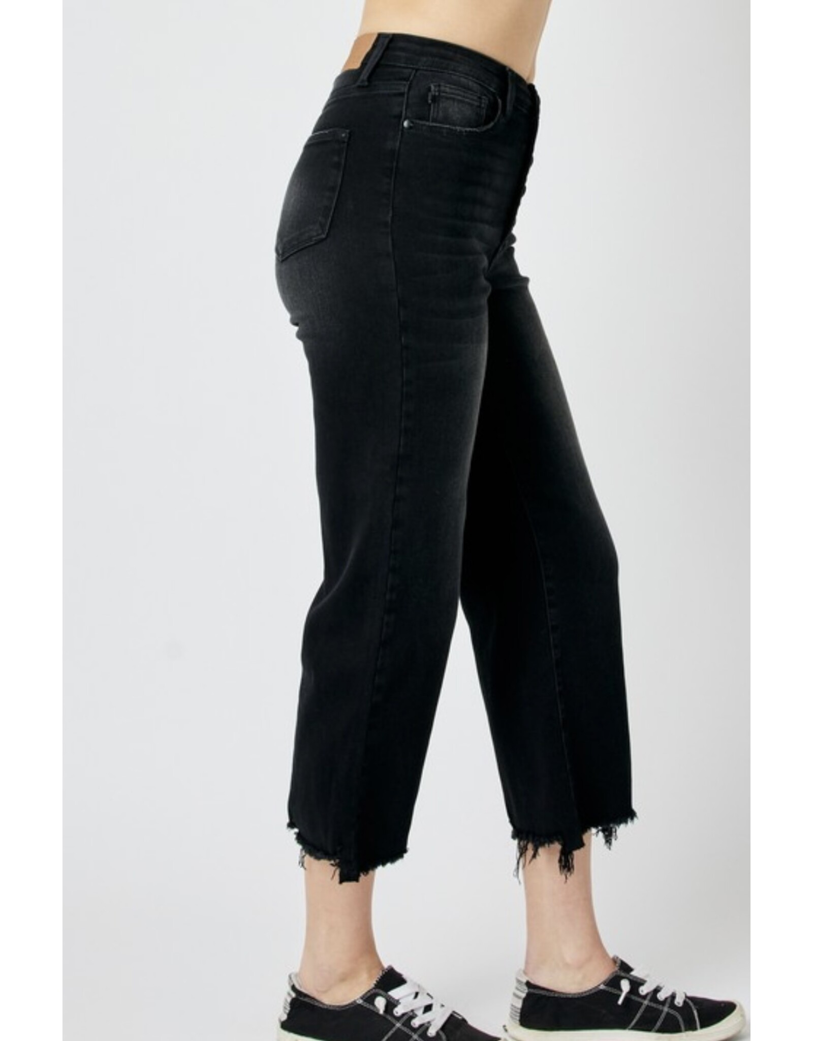 Judy Blue Judy Blue Black HW Destroy Crop Wide
