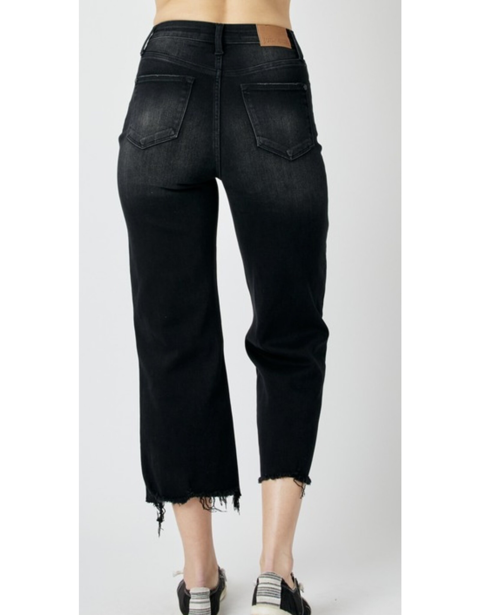 Judy Blue Judy Blue Black HW Destroy Crop Wide