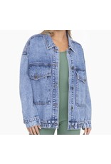 Oversized denim jacket