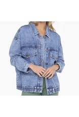 Oversized denim jacket