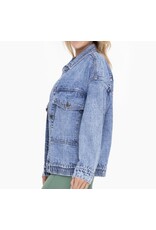 Oversized denim jacket