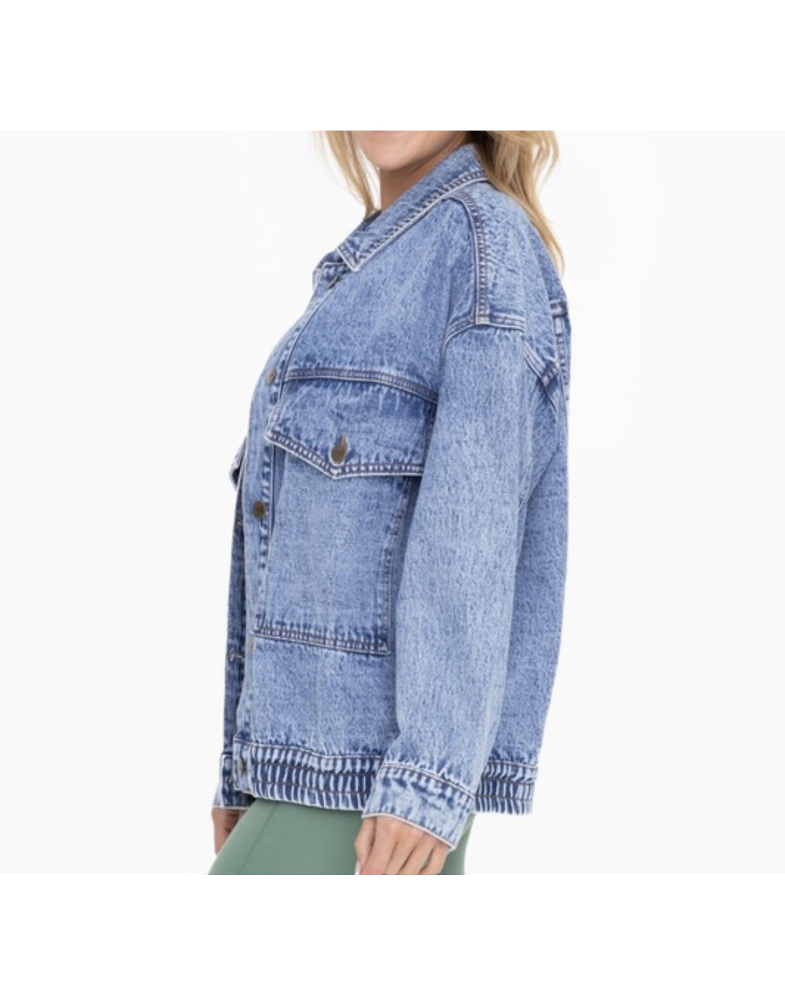 Oversized denim jacket