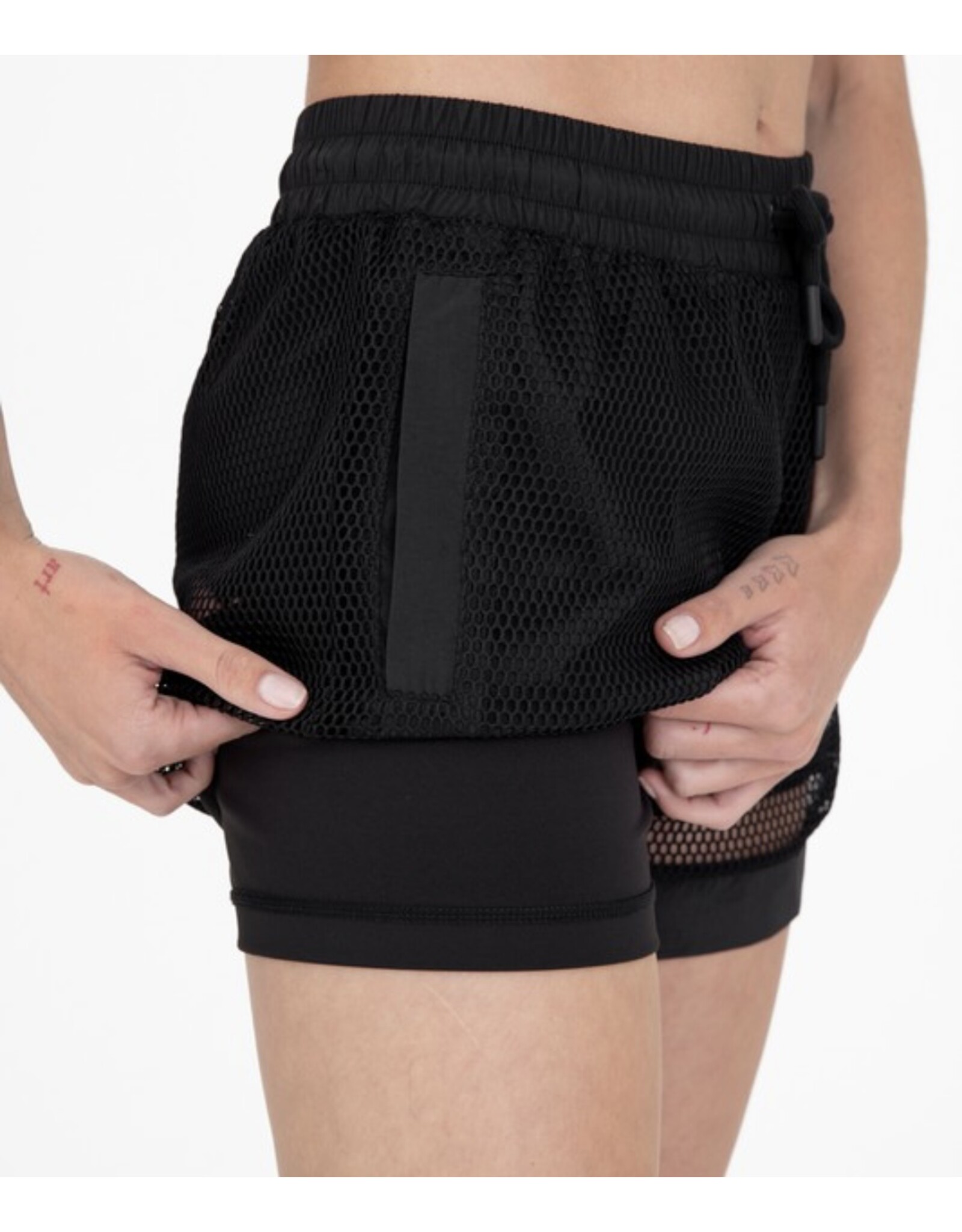 oversized mesh shorts