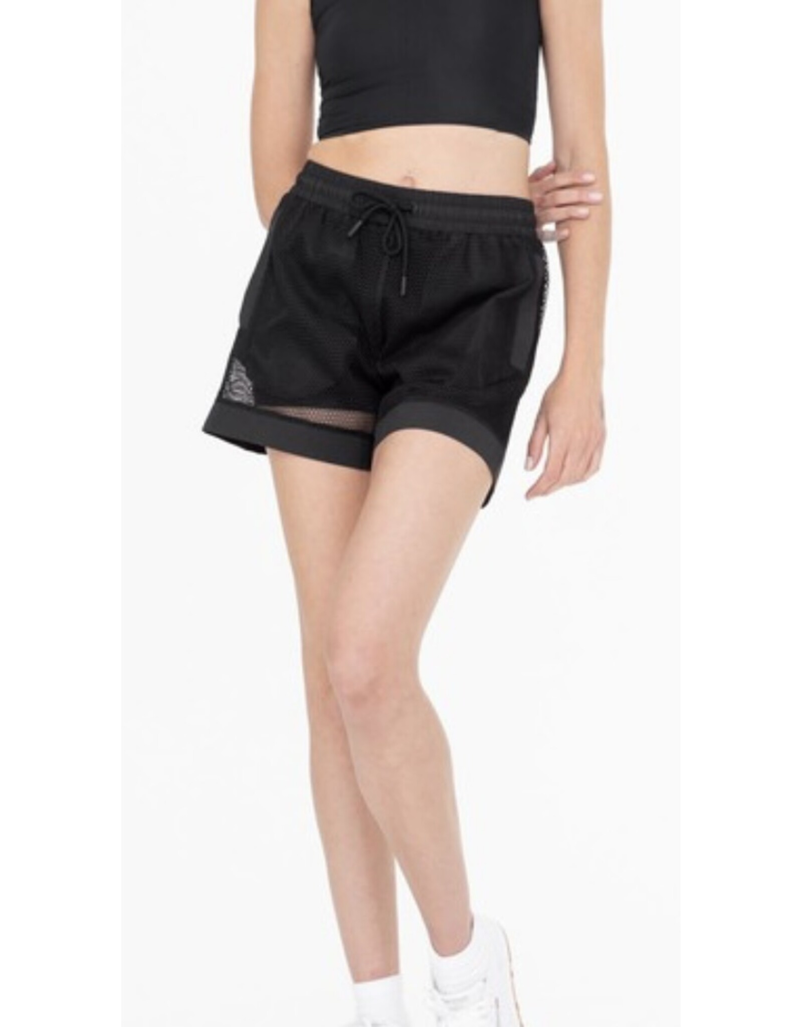 oversized mesh shorts