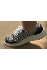 LATA Black/White checkered tennis shoes