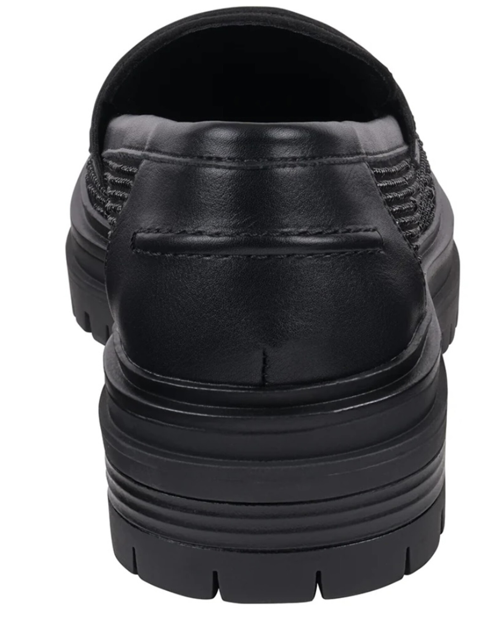 LATA Galen black sparkle loafers