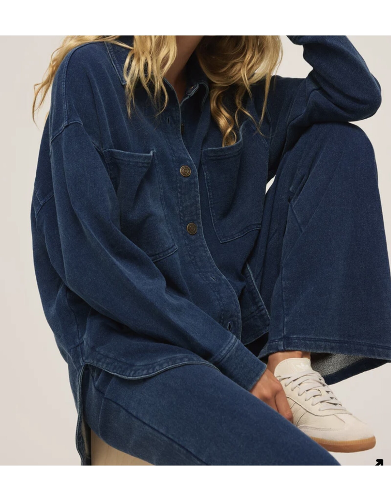 ZSupply ZSUPPLY All Day Knit Denim Jacket