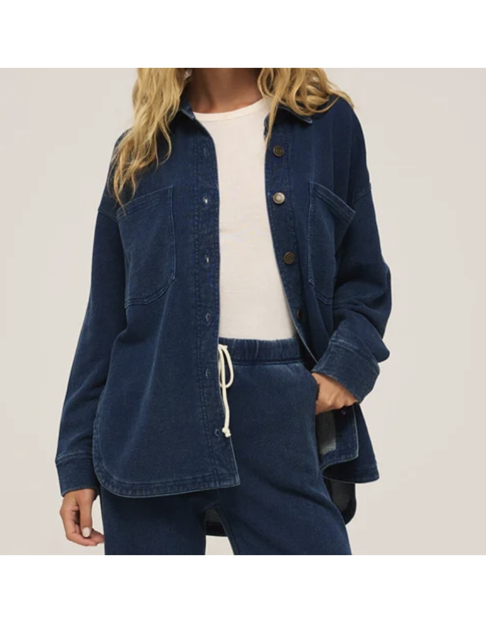ZSupply ZSUPPLY All Day Knit Denim Jacket