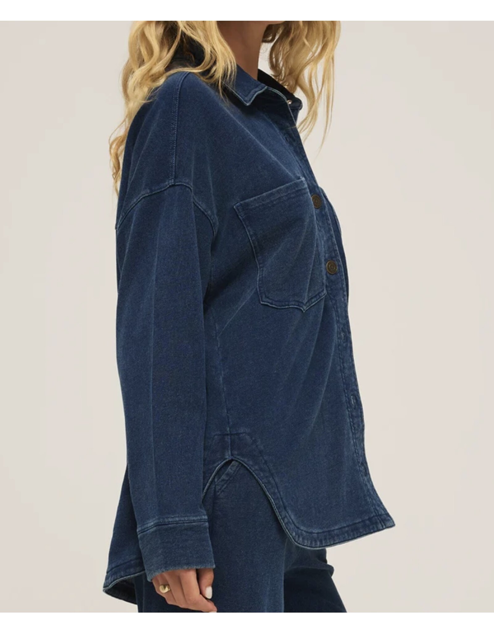 ZSupply ZSUPPLY All Day Knit Denim Jacket