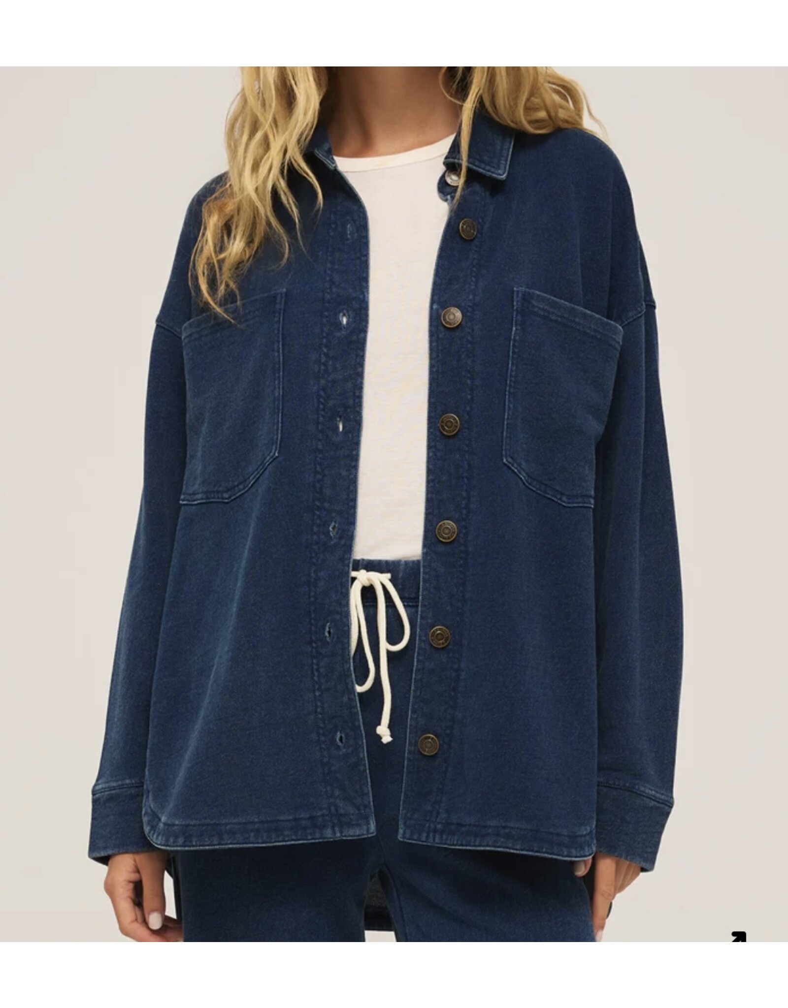 ZSupply ZSUPPLY All Day Knit Denim Jacket