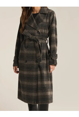 ZSupply Z Supply Jackie Plaid Trench ZJ243988 ZSupply Z Supply Jackie Plaid Trench ZJ243988