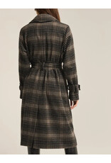 ZSupply Z Supply Jackie Plaid Trench ZJ243988 ZSupply Z Supply Jackie Plaid Trench ZJ243988