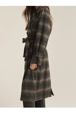 ZSupply Z Supply Jackie Plaid Trench ZJ243988 ZSupply Z Supply Jackie Plaid Trench ZJ243988