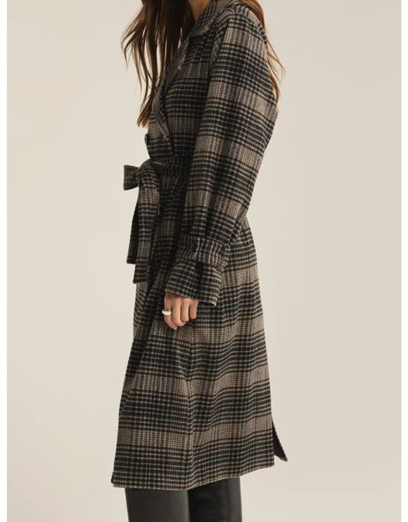 ZSupply Z Supply Jackie Plaid Trench ZJ243988
