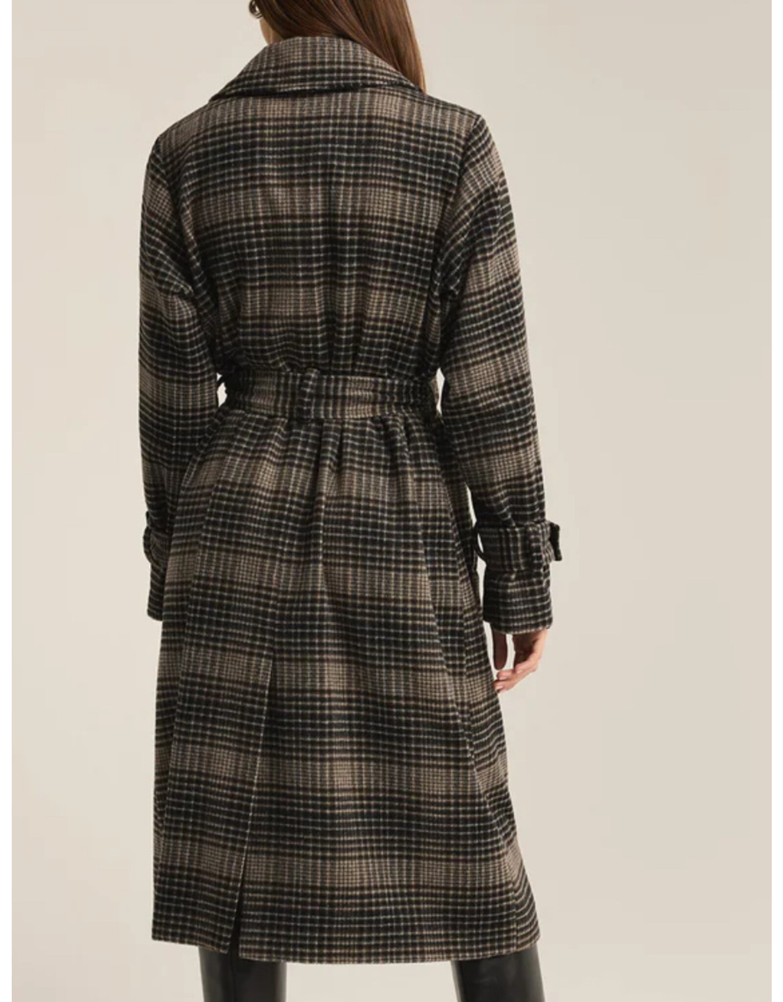 ZSupply Z Supply Jackie Plaid Trench ZJ243988