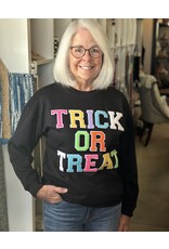 LATA Soft Chenille Trick or Treat Sweatshirt LATA Soft Chenille Trick or Treat Sweatshirt