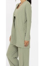 mono b  Soft Ribbed Longline Cardigan mono b  Soft Ribbed Longline Cardigan