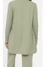 mono b  Soft Ribbed Longline Cardigan mono b  Soft Ribbed Longline Cardigan