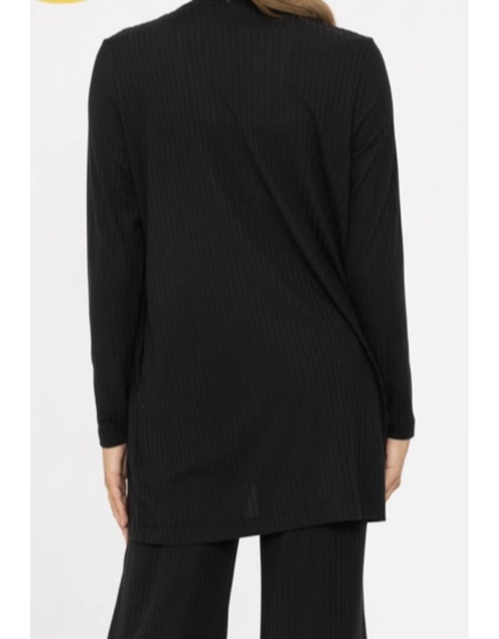 mono b  Soft Ribbed Longline Cardigan