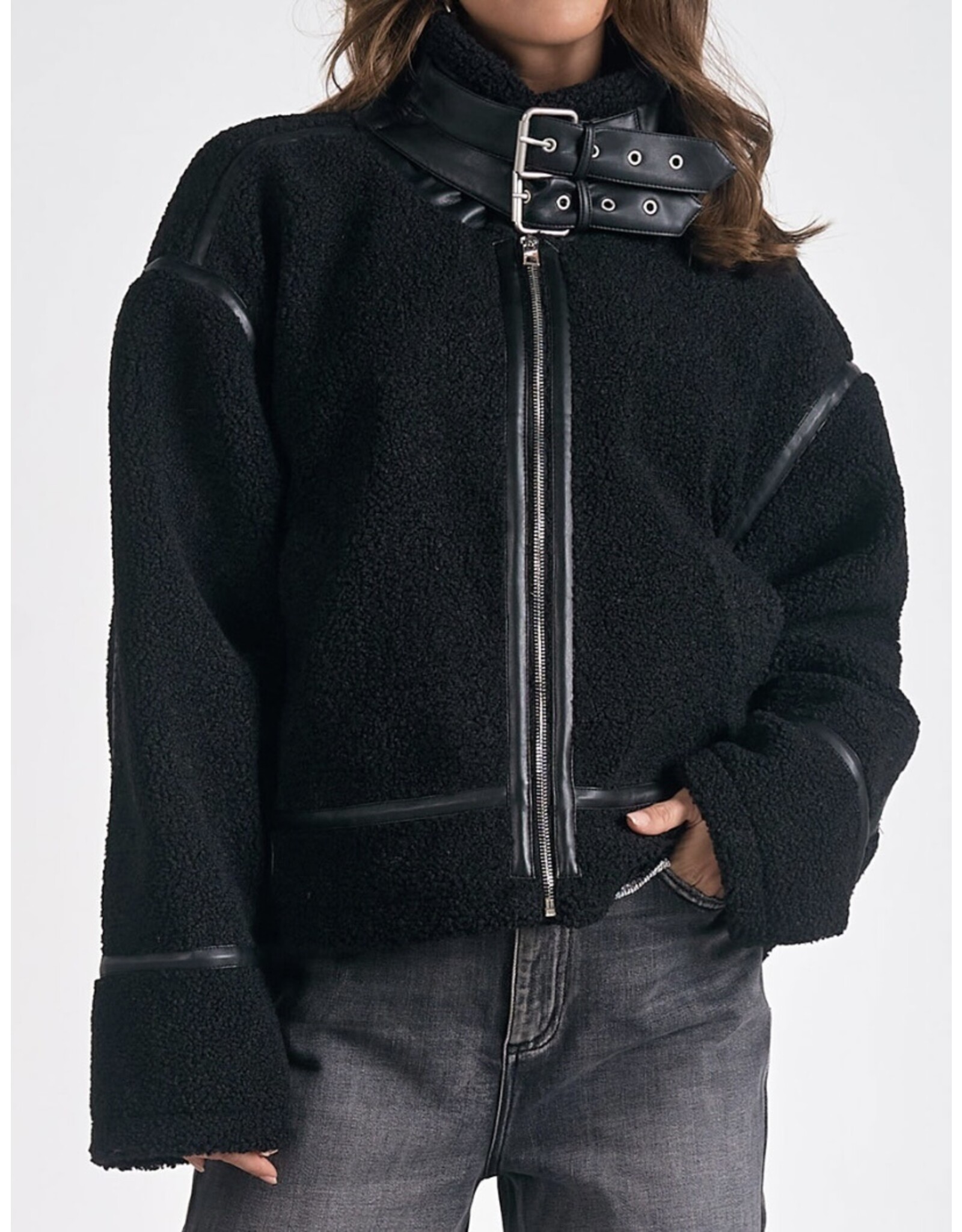 Elan Elan Black Bomber Jacket
