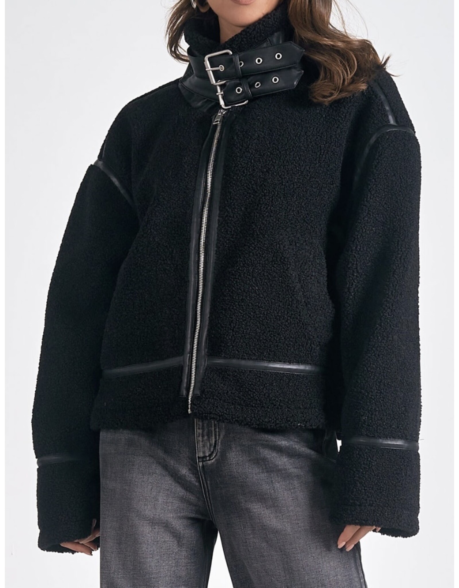 Elan Elan Black Bomber Jacket