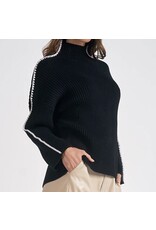 Elan elan Bree black & white sweater
