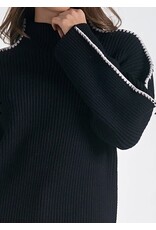 Elan elan Bree black & white sweater