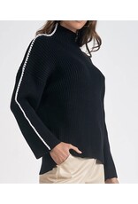 Elan elan Bree black & white sweater