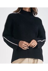 Elan elan Bree black & white sweater
